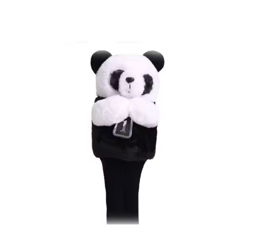 Panda Plush Golf Driver Head Cover