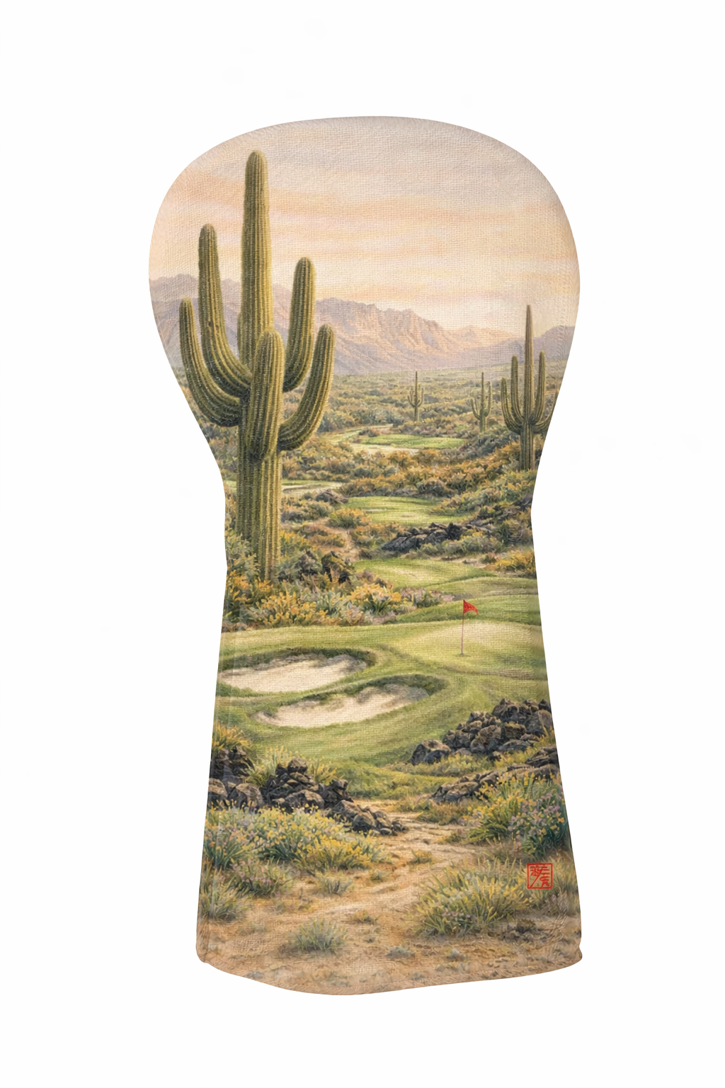 Desert Cactus Golf Head Cover