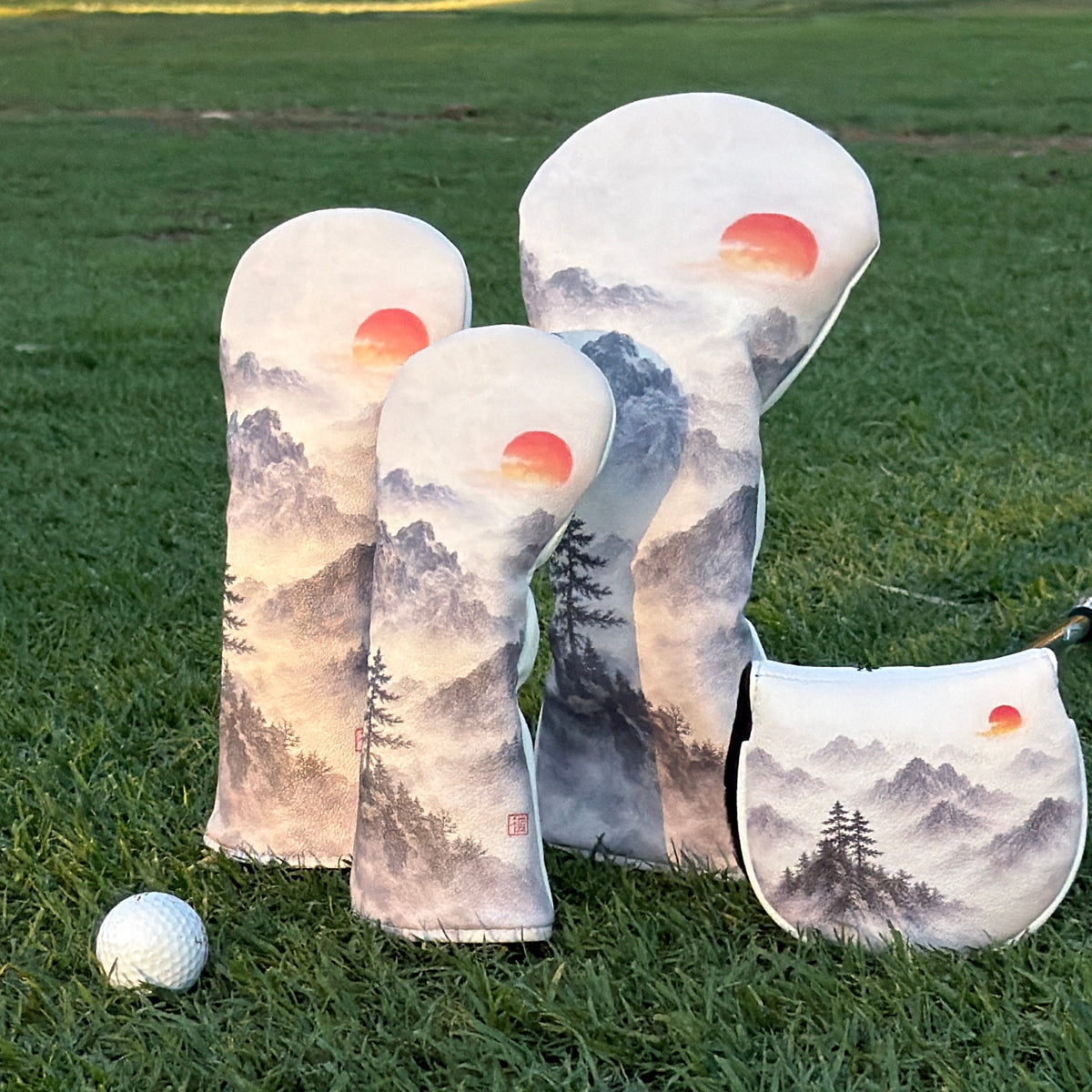 Shan Shui Mallet Putter Cover