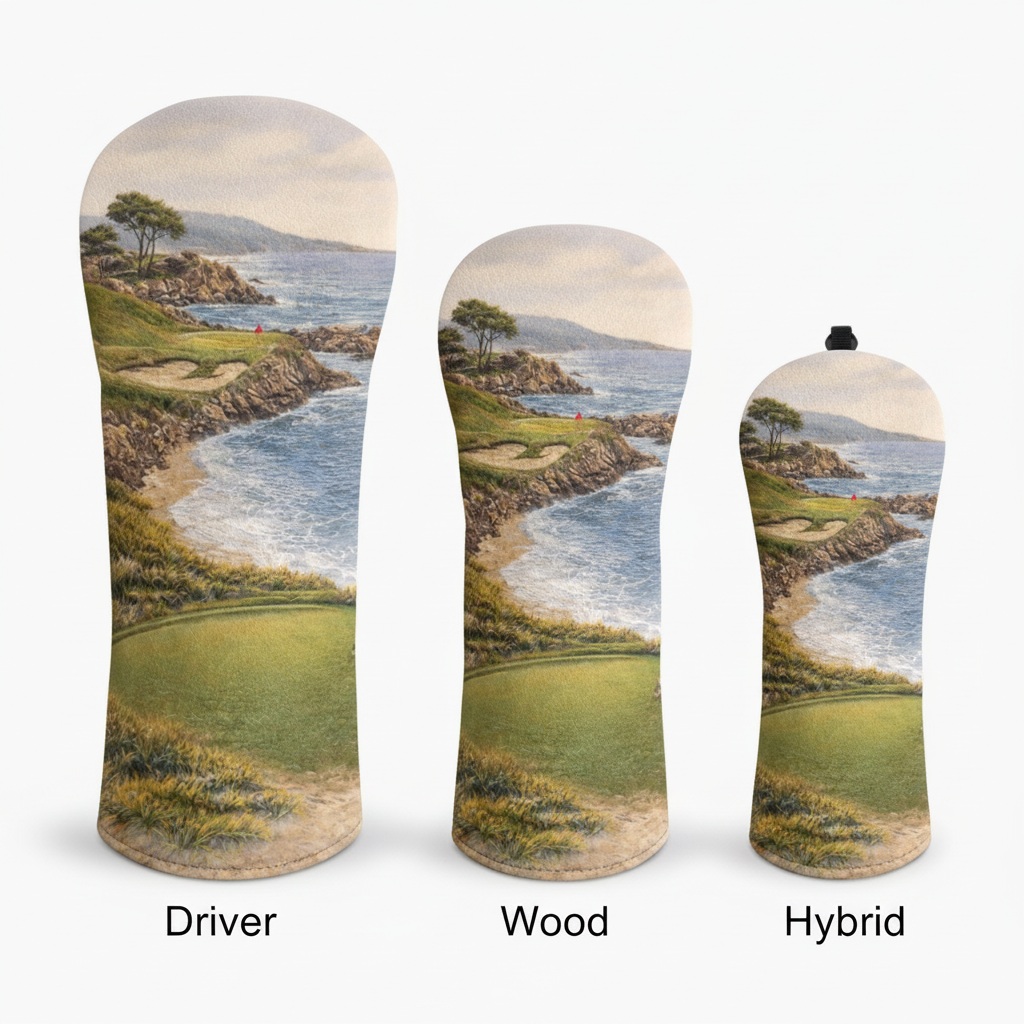 Ocean Cliffside Golf Head Cover