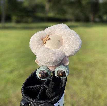 Plush Flower Golf Club Cover