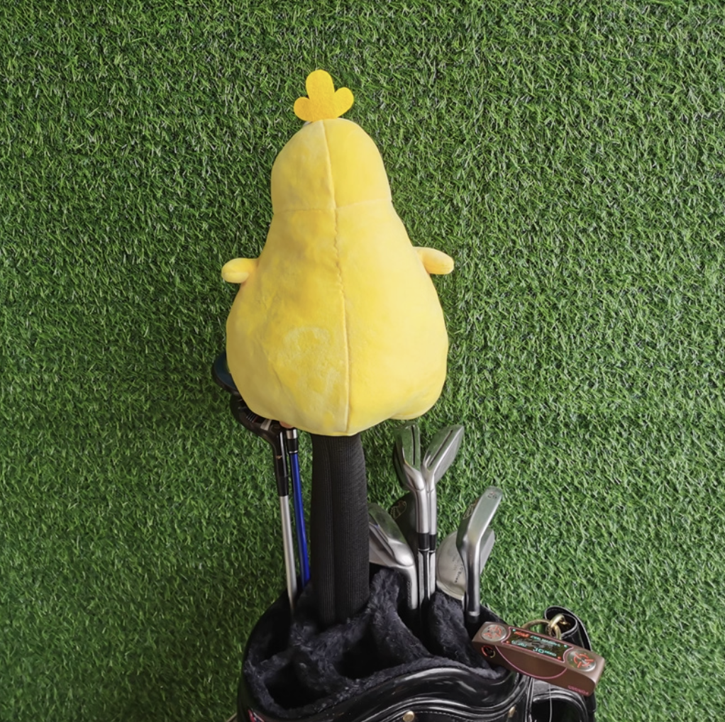 Plush Chicken Golf Club Cover