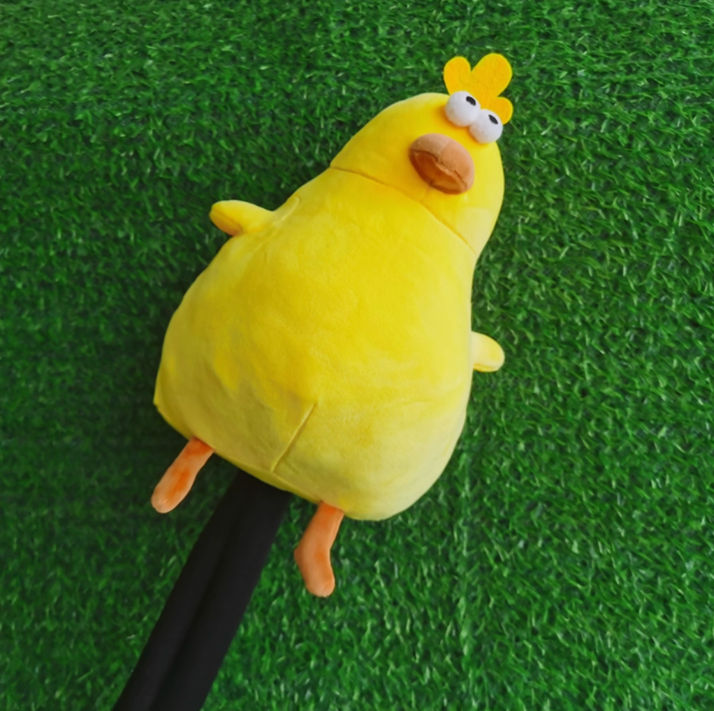 Plush Chicken Golf Club Cover