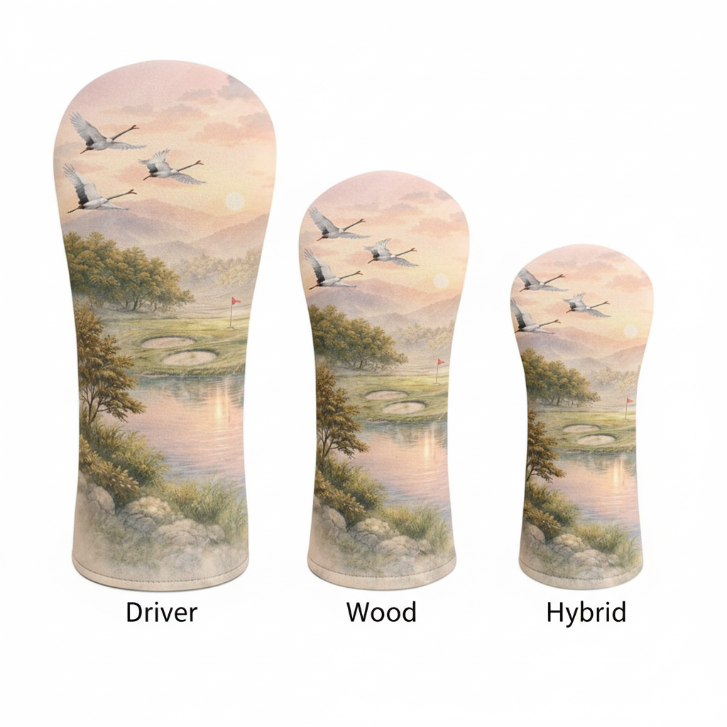 Soaring Cranes Golf Head Cover