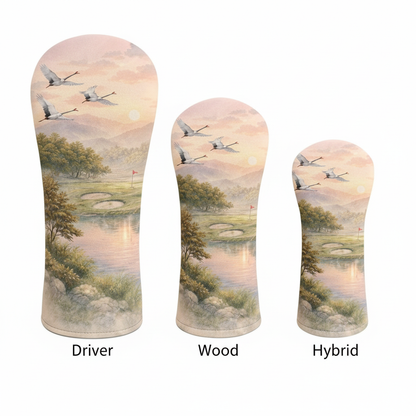 Soaring Cranes Golf Head Cover