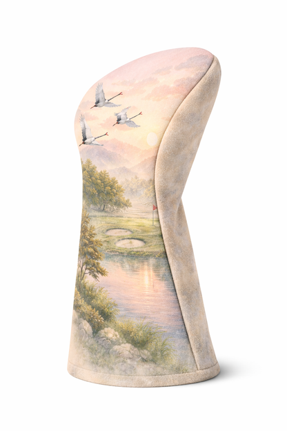 Soaring Cranes Golf Head Cover