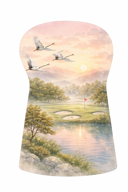 Soaring Cranes Golf Head Cover