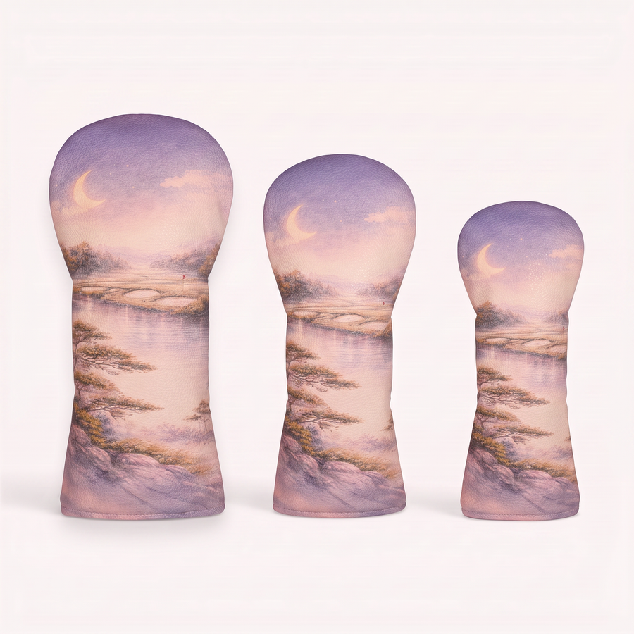 Moonlit Fairway Golf Head Cover