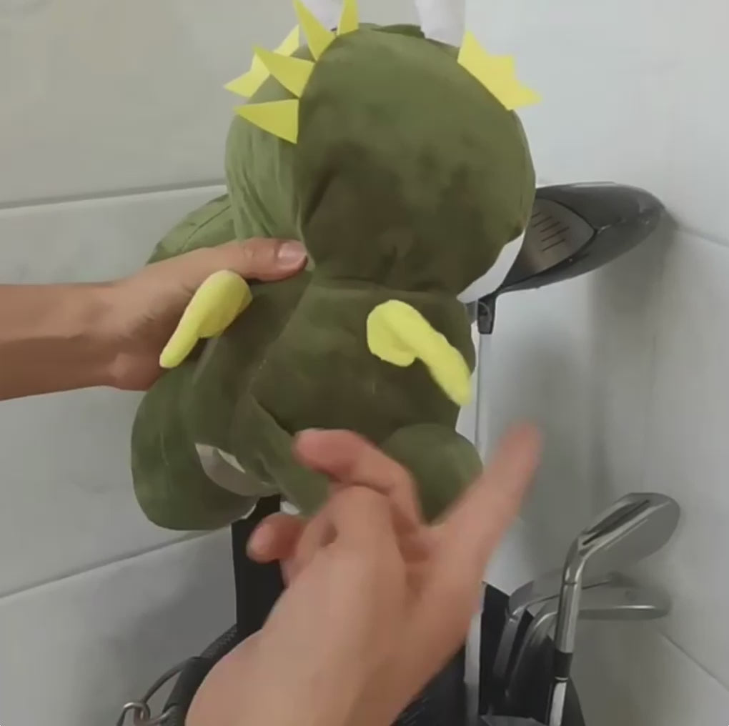 Plush Dragon Golf Club Cover